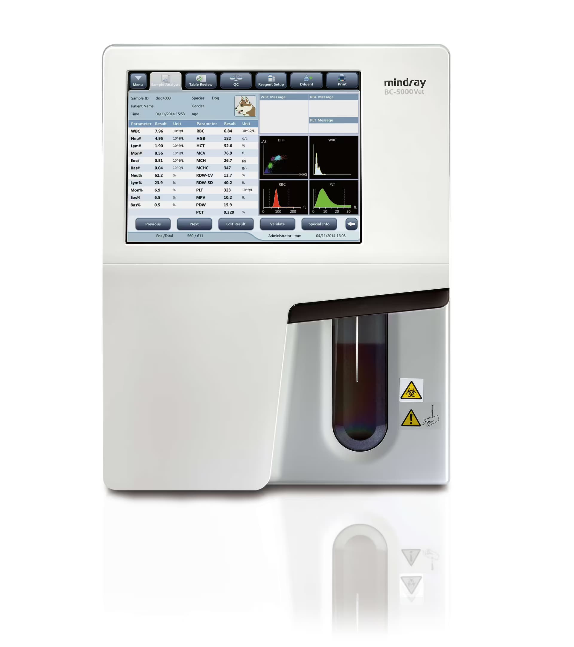 Mindray BC-5000 — Hemogram analizörü