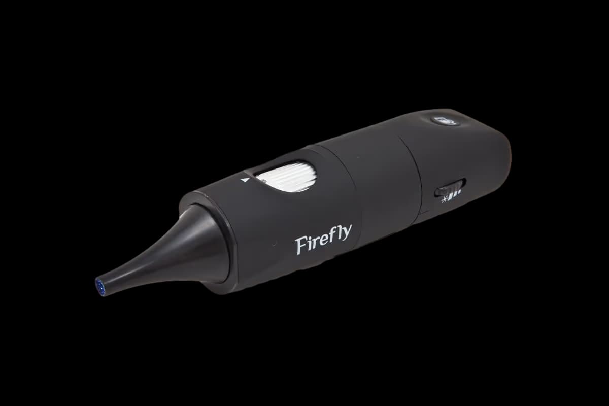 Firefly DE350 — Kablosuz polarize otoskop / dermatoskop